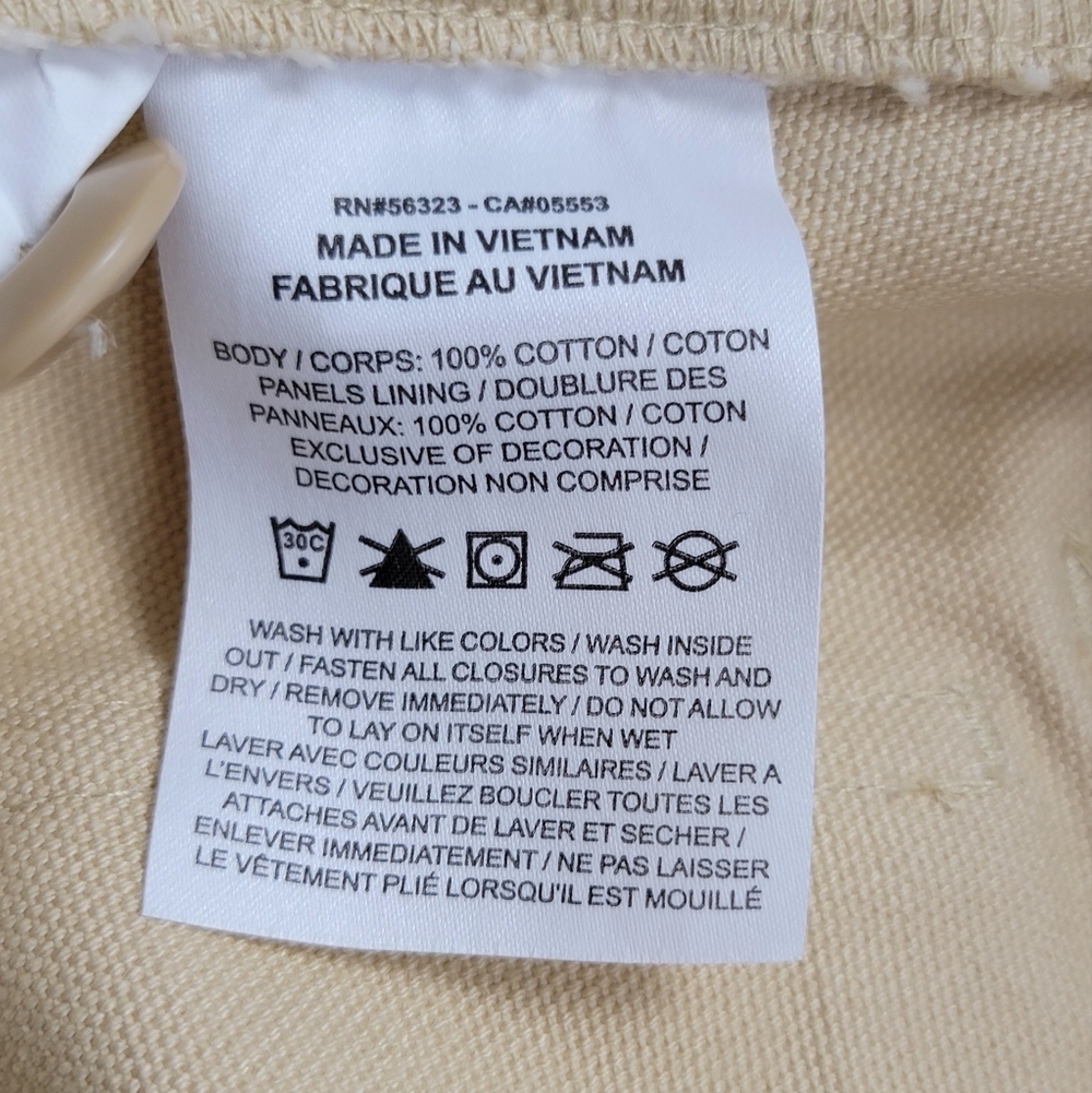 Nike Life Flannel-Lined Barn Coat Sesame Work Jacket FZ0132-252 Men Small New - Picture 13 of 14